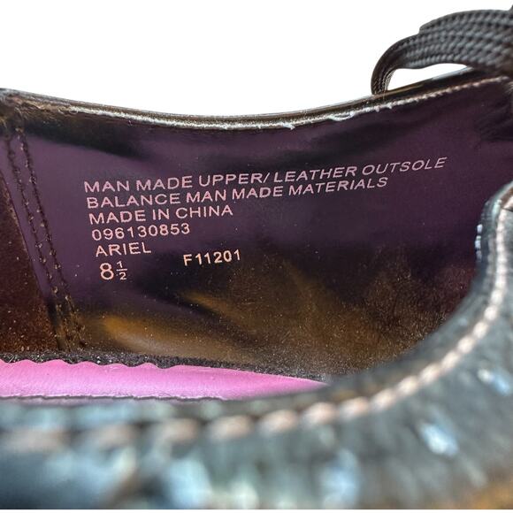 Isaac Mizrahi Brogue Oxford Lace Up Wingtip Heels SZ 8.5 Coquette Pinup Y2K - Picture 11 of 12